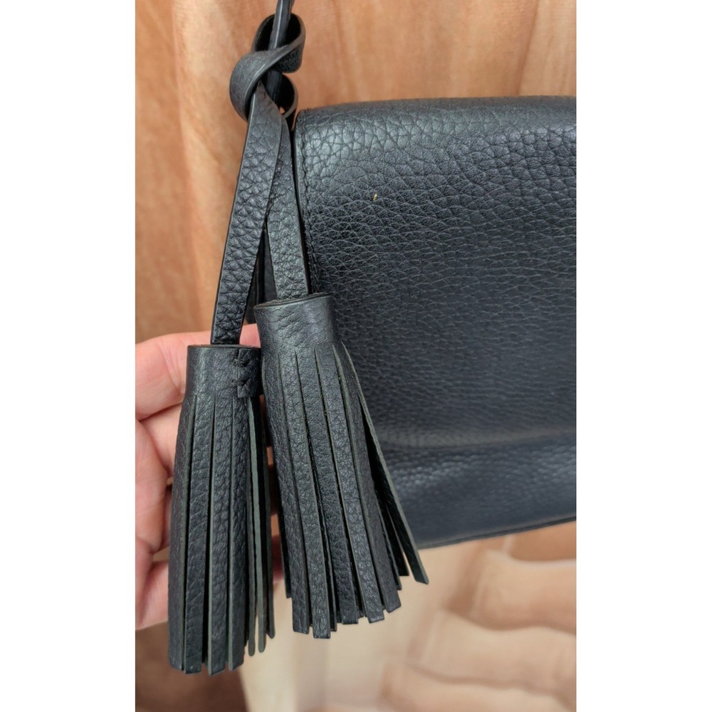 Tory Burch Thea Messenger Bag in Black - Picture 3 of 7